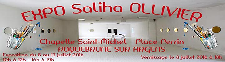 Vernissage EXPO Saliha OLLIVIER