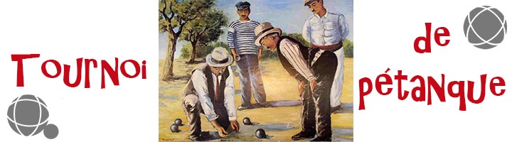 Tournoi de pétanque