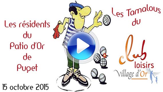 Tournoi de pétanque - 15 octobre 2015