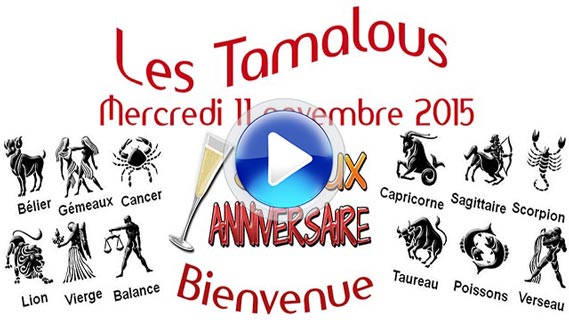 Anniversaires - 11 novembre 2015